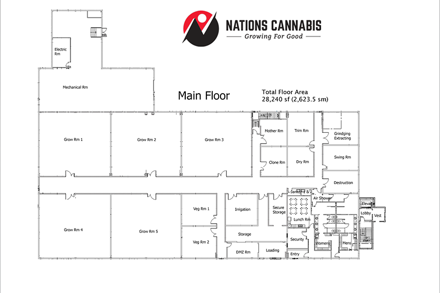NATIONS main floor plan