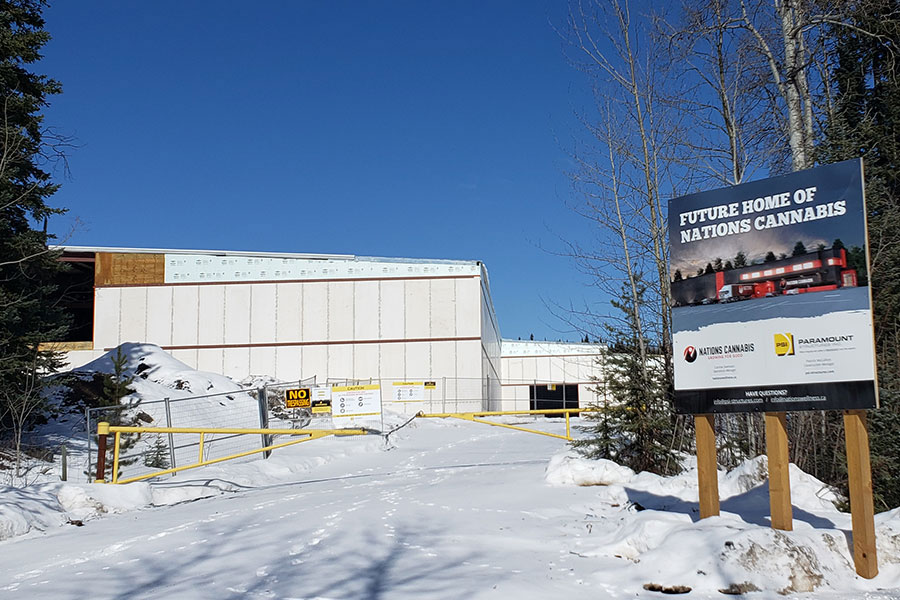 NATIONS Cannabis federal cultivation and processing facility site